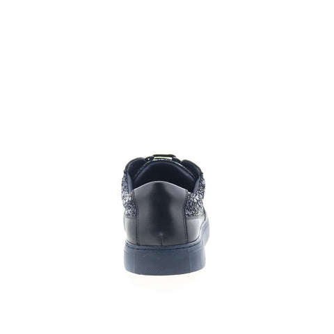 Robert Graham Ernest RG5595L Mens Blue Leather Lifestyle Sneakers Shoes