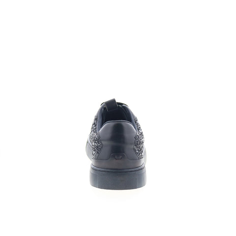 Robert Graham Komaki RG5596L Mens Black Leather Lifestyle Sneakers Shoes