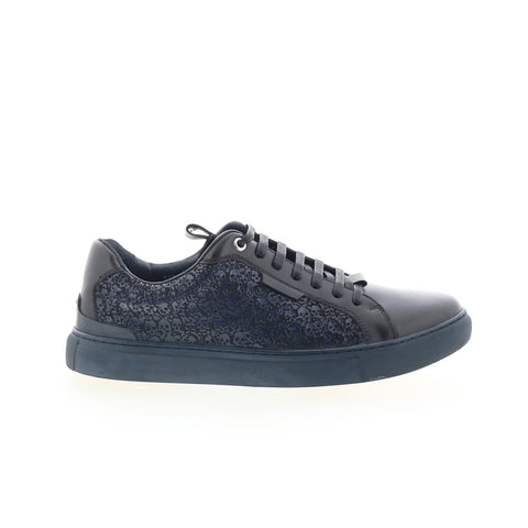 Robert Graham Komaki RG5596L Mens Blue Leather Lifestyle Sneakers Shoes