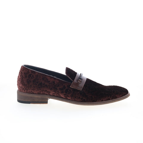Robert Graham Jozo RG5598S Mens Brown Loafers & Slip Ons Casual Shoes