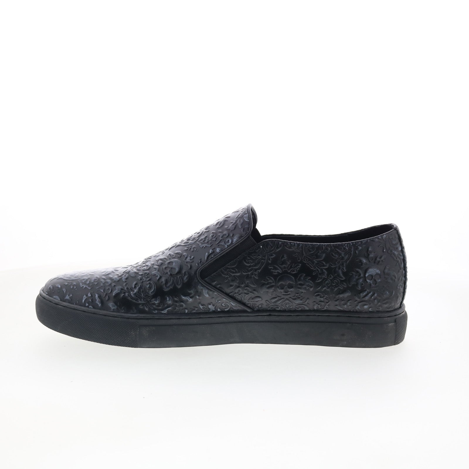 New Robert Graham limestone bottle graphic leather Slip-On Sneakers pF3119_white_alt1 main image 3