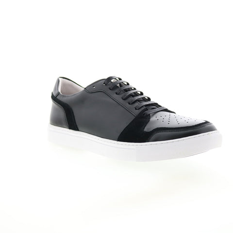 Robert Graham Offshore RG5615L Mens Black Leather Lifestyle Sneakers Shoes