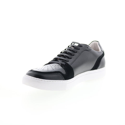 Robert Graham Offshore RG5615L Mens Black Leather Lifestyle Sneakers Shoes
