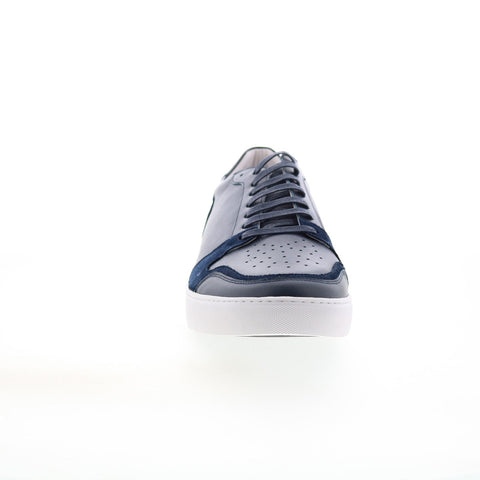 Robert Graham Offshore RG5615L Mens Blue Leather Lifestyle Sneakers Shoes