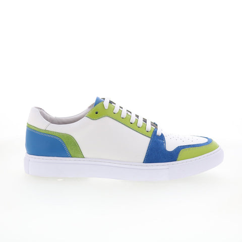 Robert Graham Anchor RG5616L Mens White Leather Lifestyle Sneakers Shoes