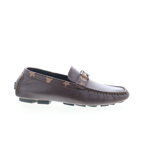 Robert Graham Harbour RG5618S Mens Brown Loafers & Slip Ons Moccasin Shoes