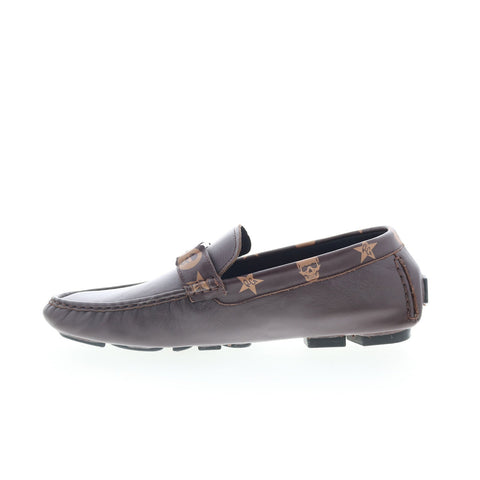 Robert Graham Harbour RG5618S Mens Brown Loafers & Slip Ons Moccasin Shoes