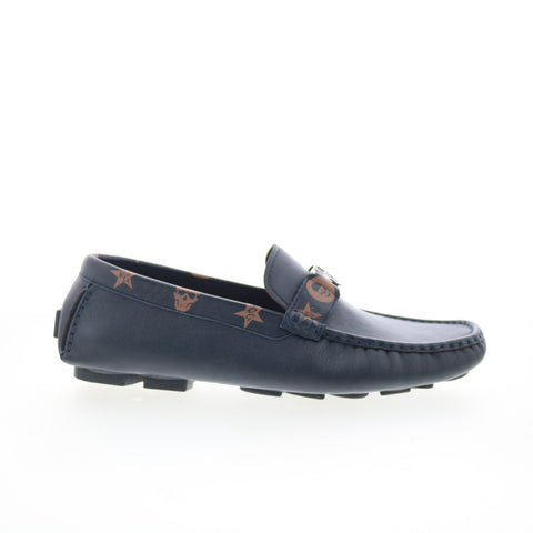 Robert Graham Harbour RG5618S Mens Blue Loafers & Slip Ons Moccasin Shoes