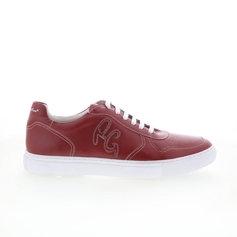 Robert Graham Barrelman RG5619L Mens Red Leather Lifestyle Sneakers Shoes
