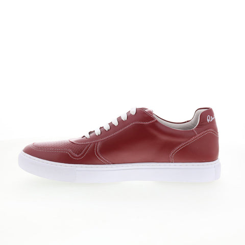 Robert Graham Barrelman RG5619L Mens Red Leather Lifestyle Sneakers Shoes