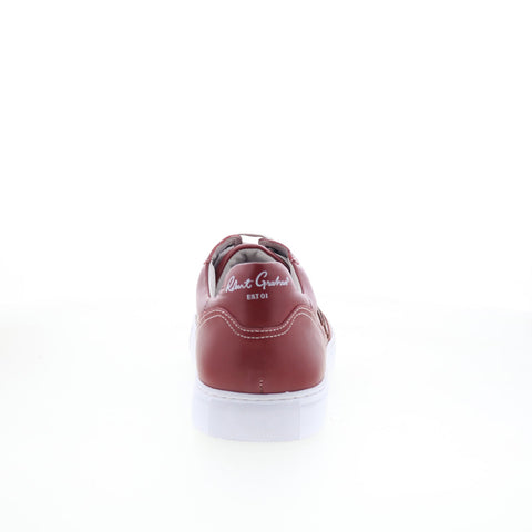 Robert Graham Barrelman RG5619L Mens Red Leather Lifestyle Sneakers Shoes