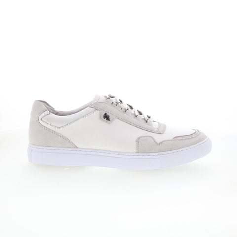 Robert Graham Boathouse RG5620L Mens White Leather Lifestyle Sneakers Shoes