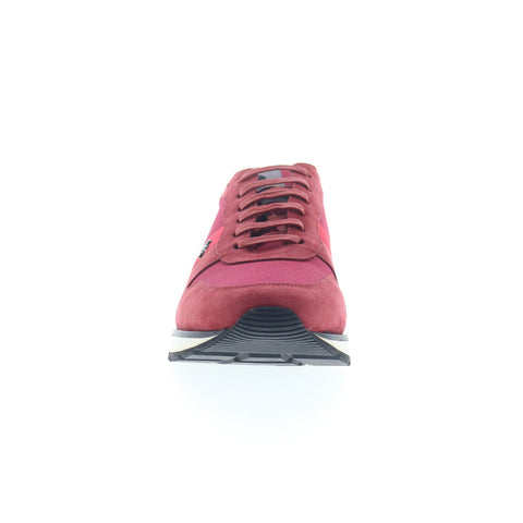 Robert Graham Tropix RG5622L Mens Red Suede Lifestyle Sneakers Shoes