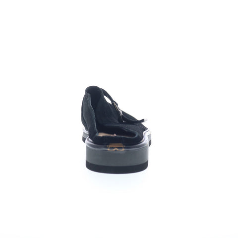 Robert Graham Sandbar RG5624S Mens Black Leather Slip On Slides Sandals Shoes