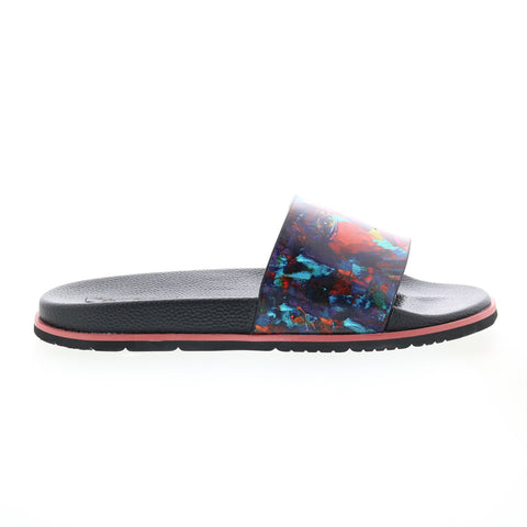 Robert Graham Captree RG5629F Mens Black Synthetic Slides Sandals Shoes