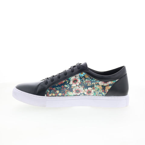 Robert Graham Deck RG5631L Mens Black Leather Lifestyle Sneakers Shoes
