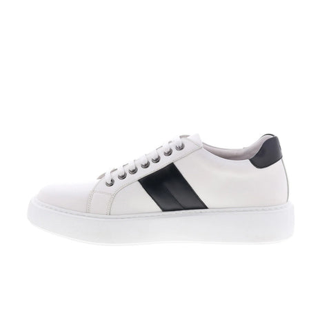 Robert Graham Sail RG5632L Mens White Leather Lifestyle Sneakers Shoes