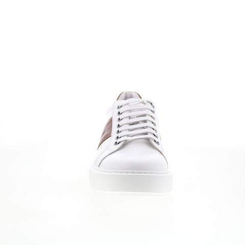 Robert Graham Sail RG5632L Mens White Leather Lifestyle Sneakers Shoes