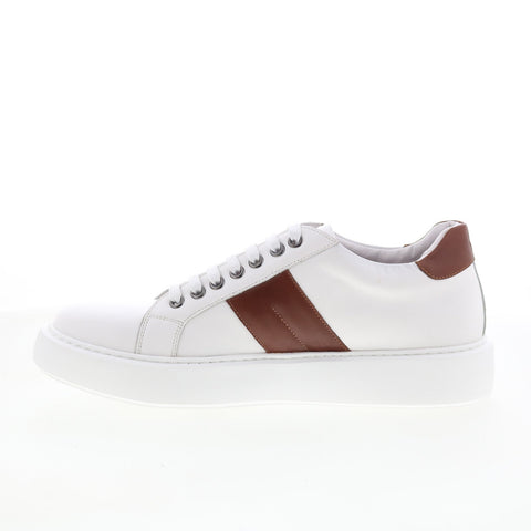 Robert Graham Sail RG5632L Mens White Leather Lifestyle Sneakers Shoes