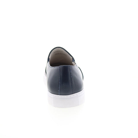 Robert Graham Splash RG5641S Mens Blue Leather Lifestyle Sneakers Shoes