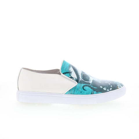 Robert Graham Ocean RG5643S Mens White Leather Lifestyle Sneakers Shoes