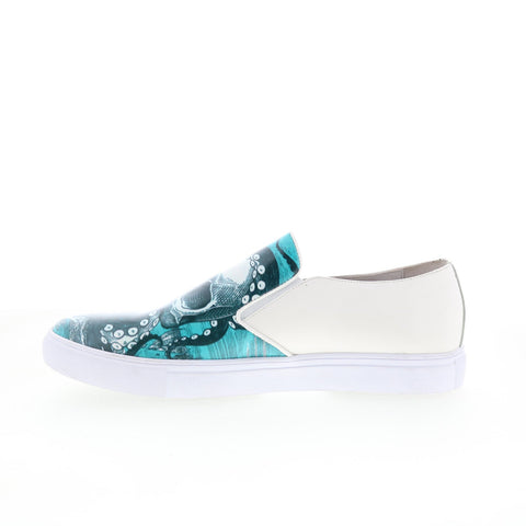 Robert Graham Ocean RG5643S Mens White Leather Lifestyle Sneakers Shoes