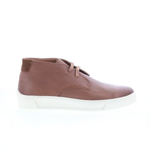 Robert Graham Boat RG5651H Mens Brown Leather Lifestyle Sneakers Shoes