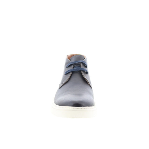 Robert Graham Boat RG5651H Mens Blue Leather Lifestyle Sneakers Shoes