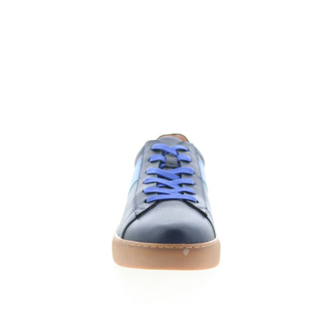 Robert Graham Palm RG5652L Mens Blue Leather Lifestyle Sneakers Shoes