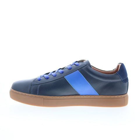 Robert Graham Palm RG5652L Mens Blue Leather Lifestyle Sneakers Shoes