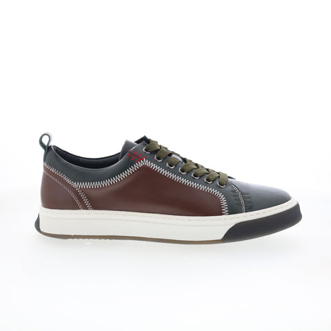 Robert Graham Thorns RG5653L Mens Brown Leather Lifestyle Sneakers Shoes