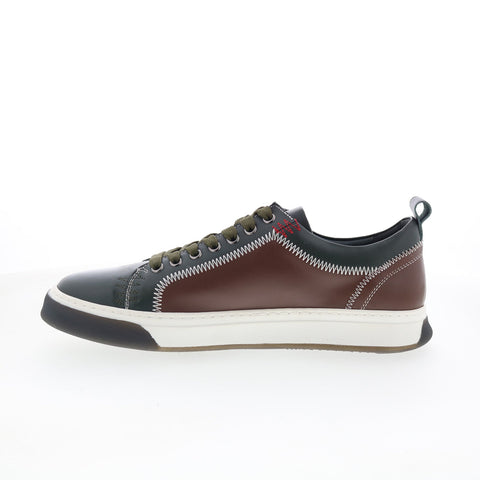 Robert Graham Thorns RG5653L Mens Brown Leather Lifestyle Sneakers Shoes