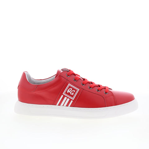 Robert Graham Sea RG5654L Mens Red Leather Lifestyle Sneakers Shoes