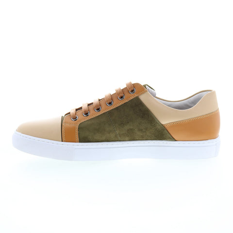 Robert Graham Trixie C RG5659L Mens Brown Leather Lifestyle Sneakers Shoes