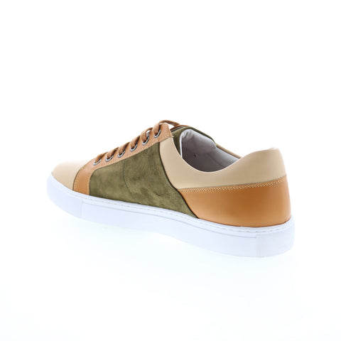Robert Graham Trixie C RG5659L Mens Brown Leather Lifestyle Sneakers Shoes