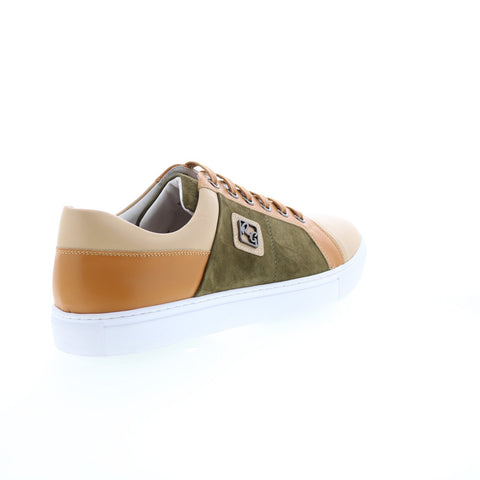 Robert Graham Trixie C RG5659L Mens Brown Leather Lifestyle Sneakers Shoes