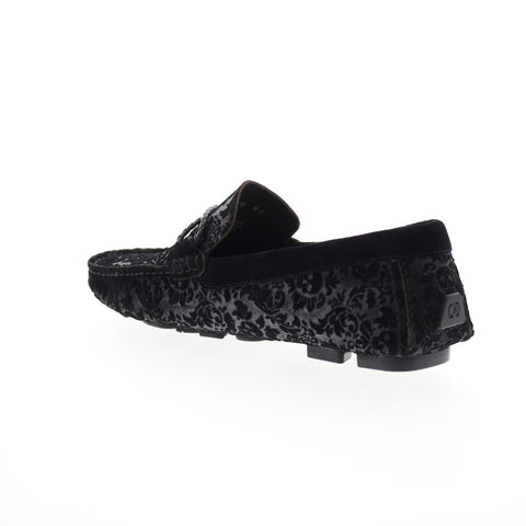 Robert Graham Meze RG5607S Mens Black Loafers & Slip Ons Moccasin Shoes