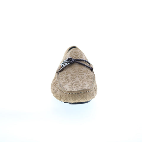 Robert Graham Meze RG5607S Mens Brown Loafers & Slip Ons Moccasin Shoes