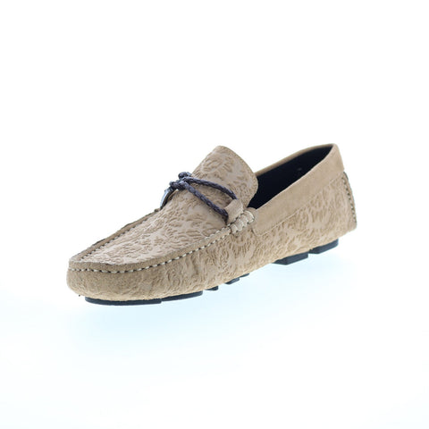 Robert Graham Meze RG5607S Mens Brown Loafers & Slip Ons Moccasin Shoes