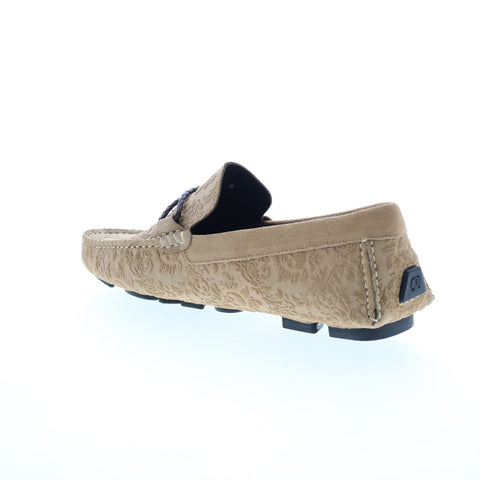 Robert Graham Meze RG5607S Mens Brown Loafers & Slip Ons Moccasin Shoes