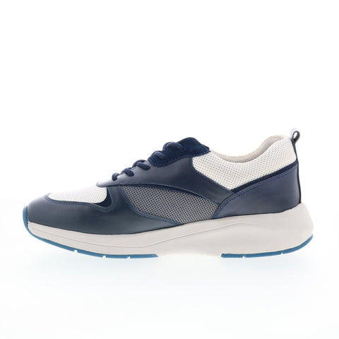 Robert Graham Aberration RG5680L Mens Blue Leather Lifestyle Sneakers Shoes