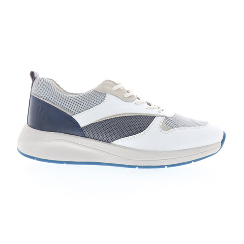 Robert Graham Aberration RG5680L Mens White Leather Lifestyle Sneakers Shoes
