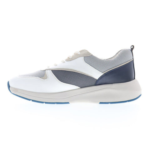 Robert Graham Aberration RG5680L Mens White Leather Lifestyle Sneakers Shoes