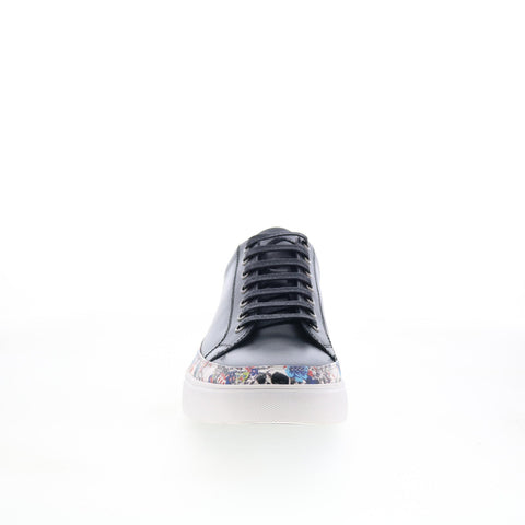 Robert Graham Supernova RG5686L Mens Black Leather Lifestyle Sneakers Shoes