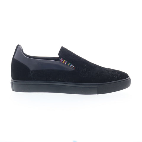 Robert Graham Planetary RG5687S Mens Black Suede Lifestyle Sneakers Shoes
