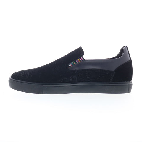 Robert Graham Planetary RG5687S Mens Black Suede Lifestyle Sneakers Shoes
