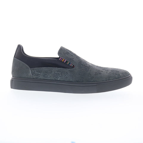 Robert Graham Planetary RG5687S Mens Gray Suede Lifestyle Sneakers Shoes