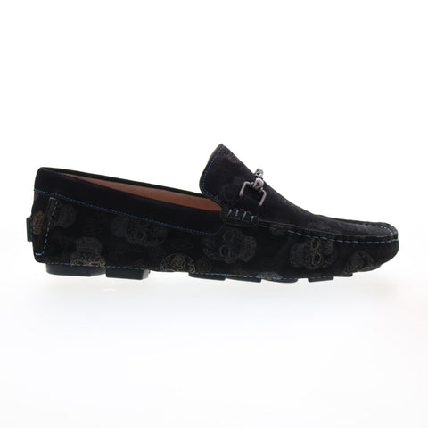 Robert Graham Tardis RG5692S Mens Black Loafers & Slip Ons Moccasin Shoes