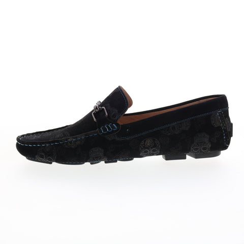 Robert Graham Tardis RG5692S Mens Black Loafers & Slip Ons Moccasin Shoes