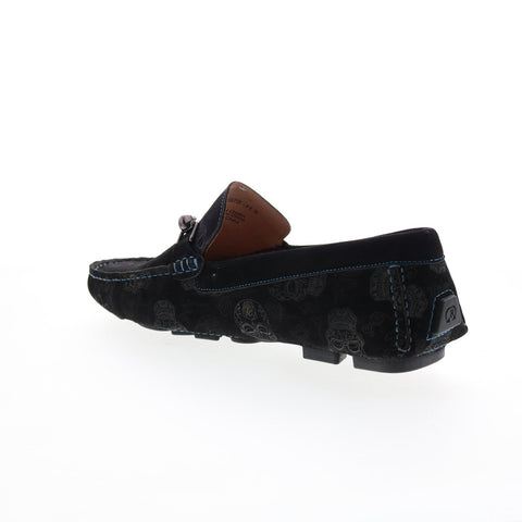 Robert Graham Tardis RG5692S Mens Black Loafers & Slip Ons Moccasin Shoes